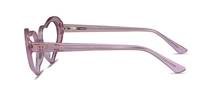 Sweet Crystal Pink Acétate Montures de lunettes de vue d'EyeBuyDirect