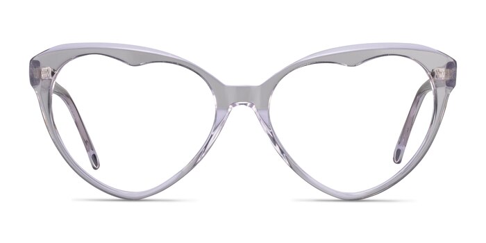 Cara Clear Crystal  Acetate Eyeglass Frames from EyeBuyDirect