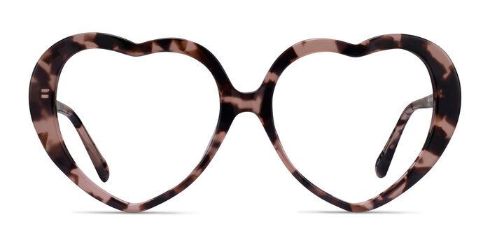 Suki Pink Tortoise Acetate Eyeglass Frames from EyeBuyDirect