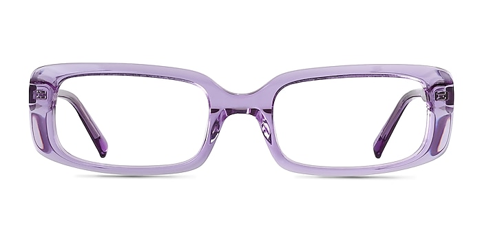 Anita Crystal Purple Acetate Eyeglass Frames from EyeBuyDirect