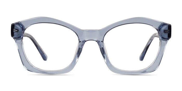Aronia Crsytal Blue Acétate Montures de lunettes de vue d'EyeBuyDirect
