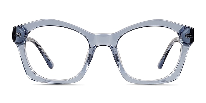 Aronia Crsytal Blue Acetate Eyeglass Frames from EyeBuyDirect