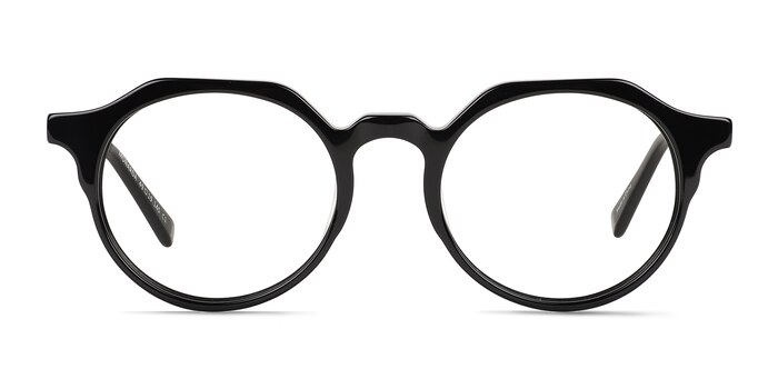 Monarda Noir Acétate Montures de lunettes de vue d'EyeBuyDirect