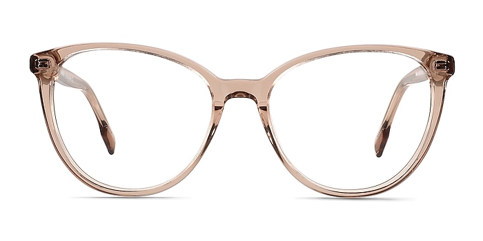 Yarrow Crystal Nude Acetate Eyeglass Frames from EyeBuyDirect