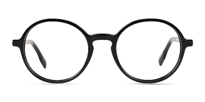 Amaranth Black Acetate Eyeglass Frames from EyeBuyDirect