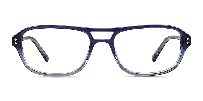 Cirrus Gradient Blue Acetate Eyeglass Frames from EyeBuyDirect