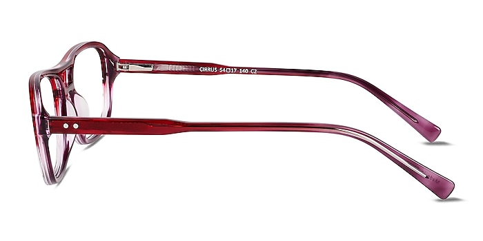 Cirrus Gradient Red Acetate Eyeglass Frames from EyeBuyDirect