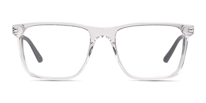 Vim Crystal Gray Acétate Montures de lunettes de vue d'EyeBuyDirect