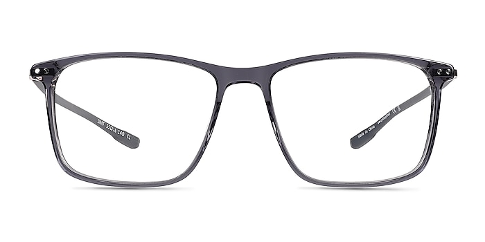 Dart Fade Crystal Gray Acetate Eyeglass Frames from EyeBuyDirect