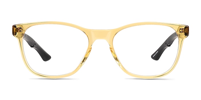 Fortitude Crystal Yellow  Acetate Eyeglass Frames from EyeBuyDirect