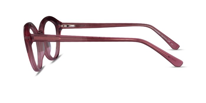 Cherry Crystal Pink Acétate Montures de lunettes de vue d'EyeBuyDirect
