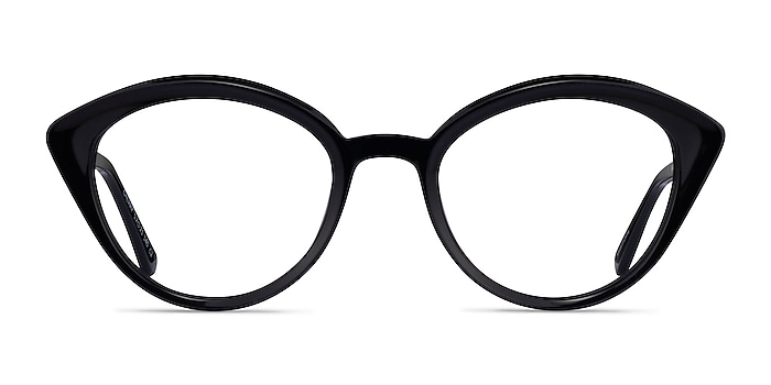 Cherry Noir Acétate Montures de lunettes de vue d'EyeBuyDirect