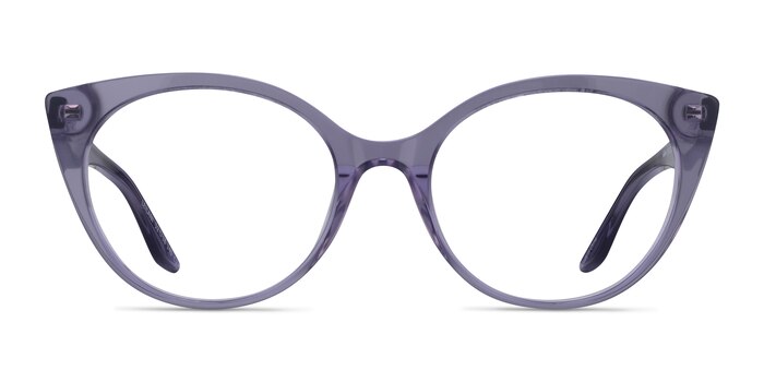 Leilani Clear Purple Acétate Montures de lunettes de vue d'EyeBuyDirect