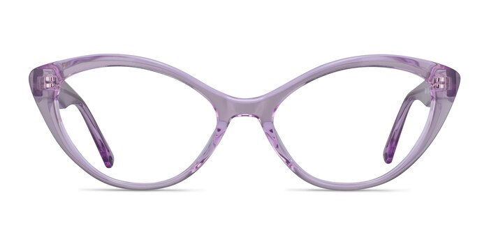 Melanie Violet clair Acétate Montures de lunettes de vue d'EyeBuyDirect