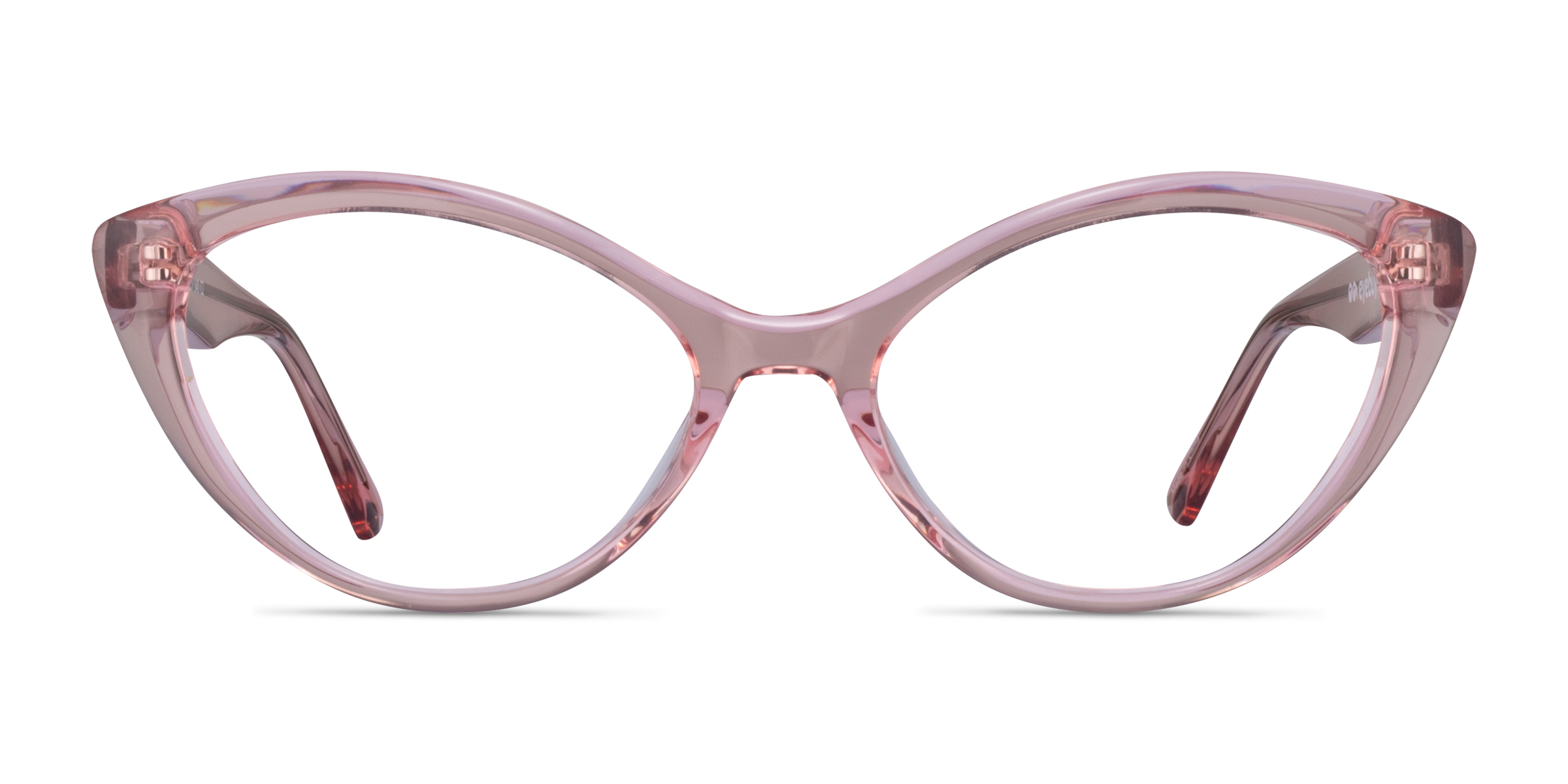 Melanie Cat Eye Crystal Pink Glasses for Women | Eyebuydirect