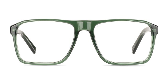 Barnett Crystal Green   Acétate Montures de lunettes de vue d'EyeBuyDirect