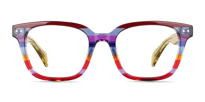 Spotlight Red Blue Rainbow Acétate Montures de lunettes de vue d'EyeBuyDirect