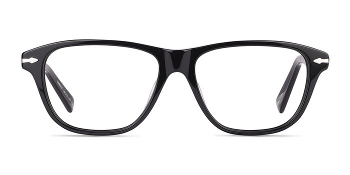 Harbor Black Acetate Eyeglass Frames from EyeBuyDirect