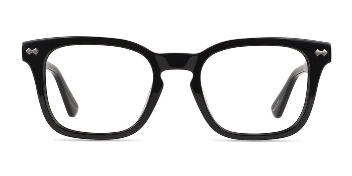 Thom Noir Acétate Montures de lunettes de vue d'EyeBuyDirect