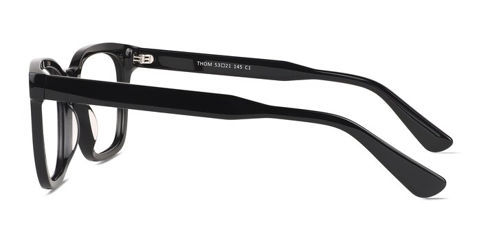 Thom Noir Acétate Montures de lunettes de vue d'EyeBuyDirect