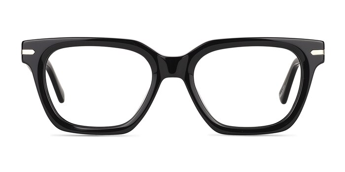 Visor Black Acetate Eyeglass Frames from EyeBuyDirect