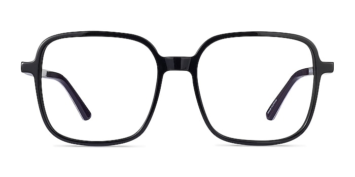 Abstract Black Acetate Eyeglass Frames from EyeBuyDirect