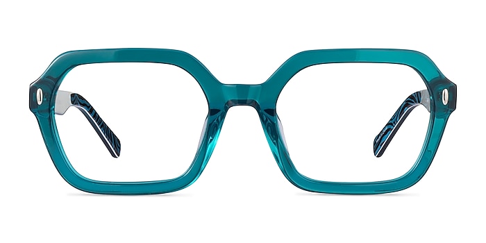 Lacquer Crystal Green Acetate Eyeglass Frames from EyeBuyDirect