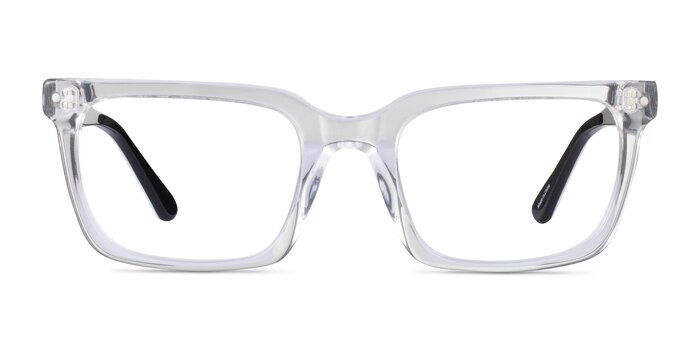 Digi Clear Black Acétate Montures de lunettes de vue d'EyeBuyDirect