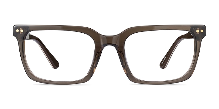 Digi Brown Crystal Acetate Eyeglass Frames from EyeBuyDirect