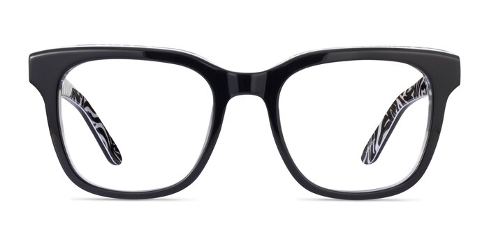 Compose Black Acetate Eyeglass Frames from EyeBuyDirect