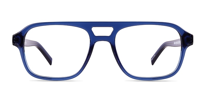 Conifer Crystal Blue Eco-friendly Eyeglass Frames from EyeBuyDirect