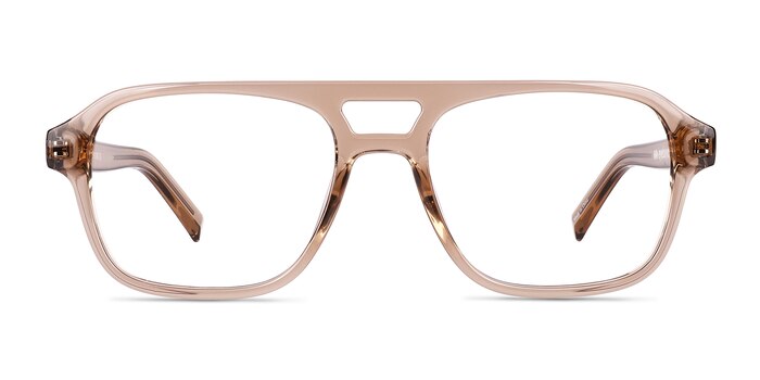 Conifer Crystal Light Brown  Eco-friendly Eyeglass Frames from EyeBuyDirect