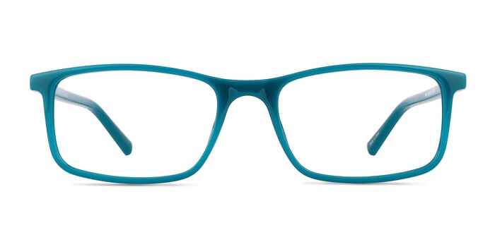 Sapling Shiny Solid Green Eco-friendly Eyeglass Frames from EyeBuyDirect