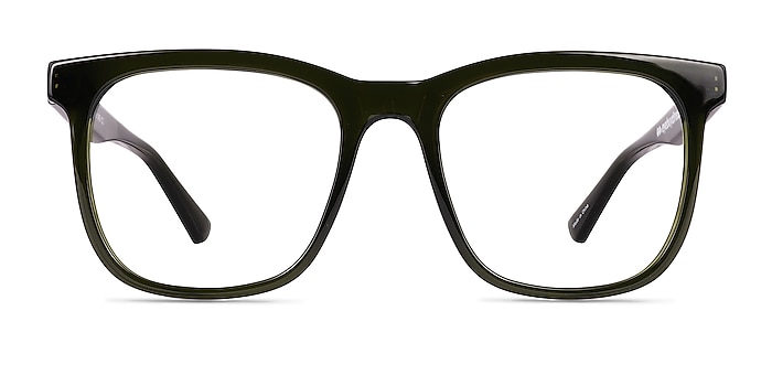 Rowen Crystal Dark Green Plastic Eyeglass Frames from EyeBuyDirect