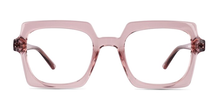 Walnut Crystal Nude Éco-responsable Montures de lunettes de vue d'EyeBuyDirect