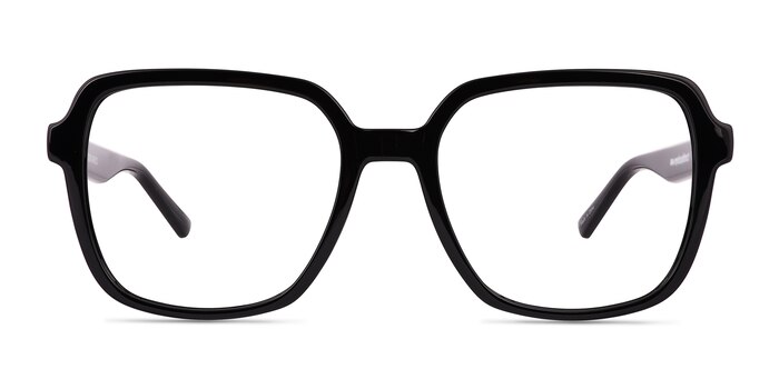 Acer Shiny Black Éco-responsable Montures de lunettes de vue d'EyeBuyDirect