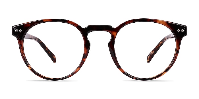 Oak Shiny Tortoise Eco-friendly Eyeglass Frames from EyeBuyDirect