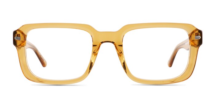Wilder Crystal Light Brown Acetate Eyeglass Frames from EyeBuyDirect