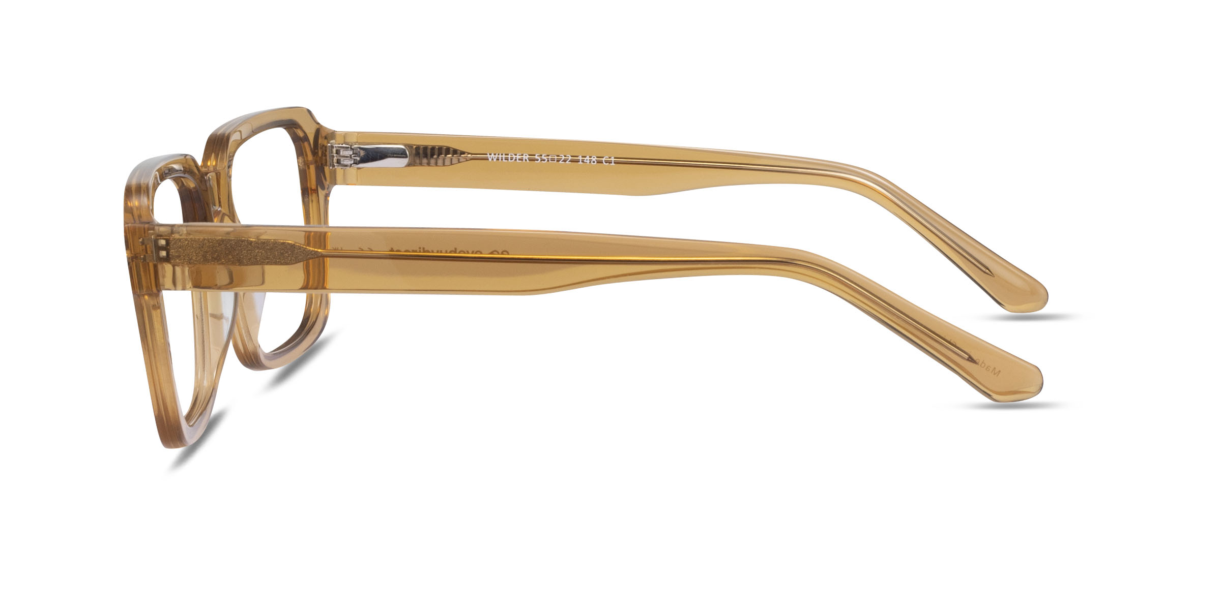 Wilder Square Crystal Light Brown Glasses for Men Eyebuydirect