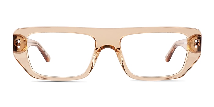 Reed Crystal Brown Acetate Eyeglass Frames from EyeBuyDirect