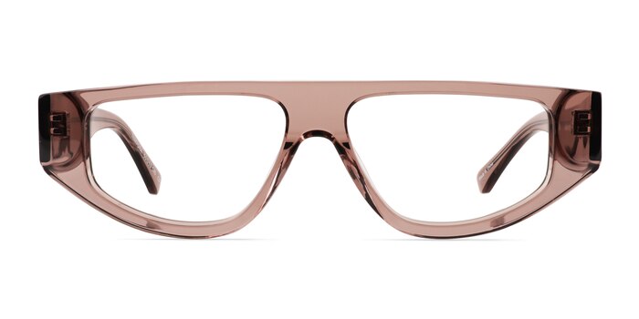 Tempora Crystal Brown Acétate Montures de lunettes de vue d'EyeBuyDirect
