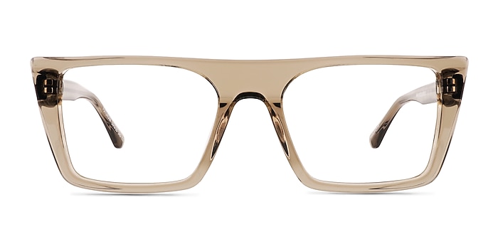 Futurum Crystal Gray Acetate Eyeglass Frames from EyeBuyDirect