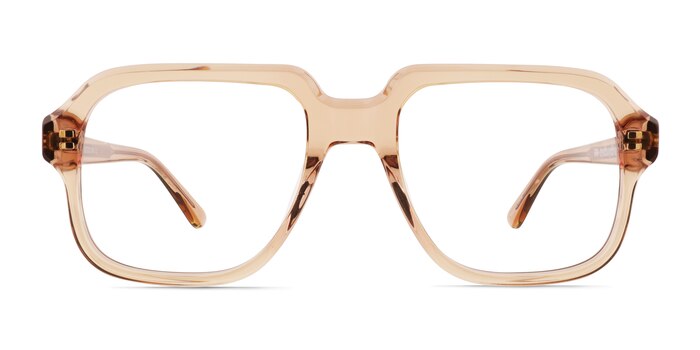 Bramble Crystal Brown Acetate Eyeglass Frames from EyeBuyDirect