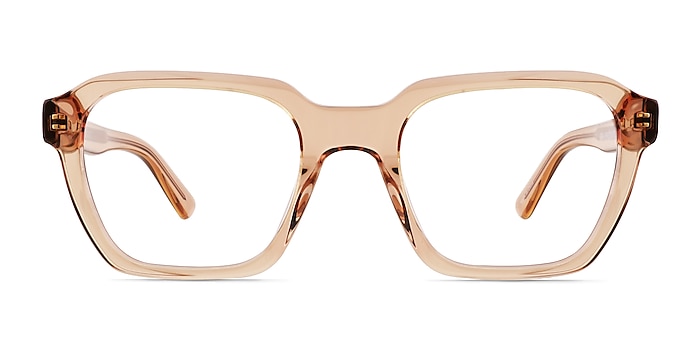Birch Crystal Brown Acetate Eyeglass Frames from EyeBuyDirect