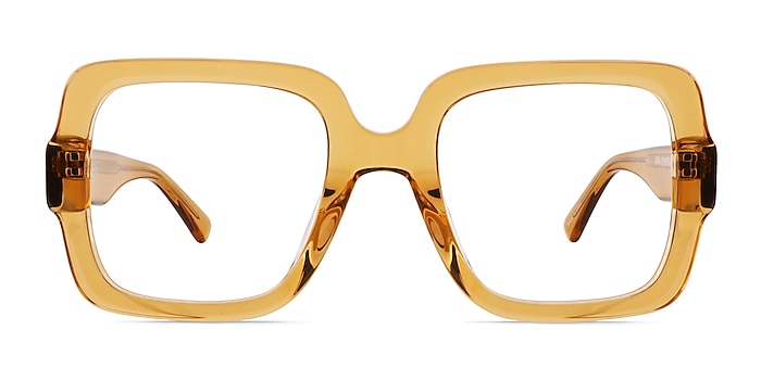 Koru Crystal Brown Acetate Eyeglass Frames from EyeBuyDirect