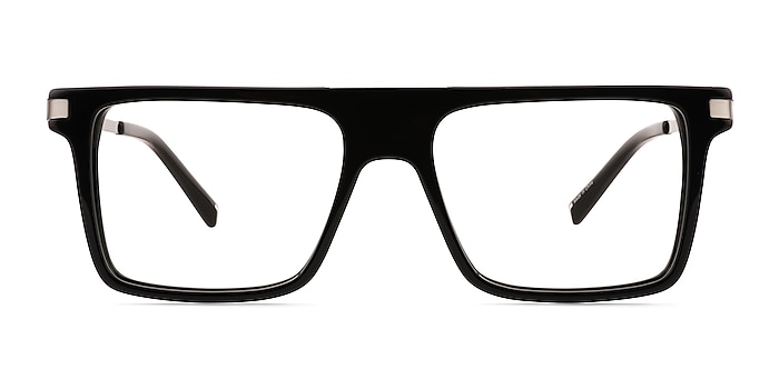 Motus Shiny Black Acétate Montures de lunettes de vue d'EyeBuyDirect