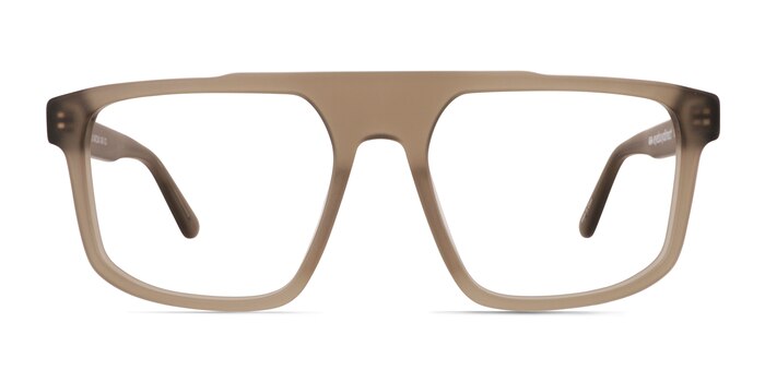 Tempus Frosted Gray Acétate Montures de lunettes de vue d'EyeBuyDirect