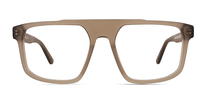 Tempus Frosted Gray Acetate Eyeglass Frames from EyeBuyDirect