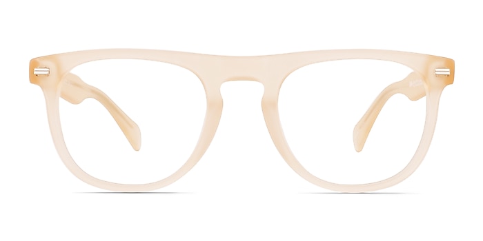 Chrono Matte Crystal Melon Acetate Eyeglass Frames from EyeBuyDirect