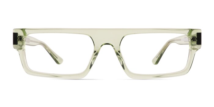 Mox Crystal Olive Green Acetate Eyeglass Frames from EyeBuyDirect